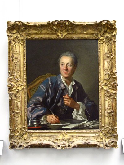 Ritratto di Denis Diderot (1713-1784) da Louis Michel van Loo
